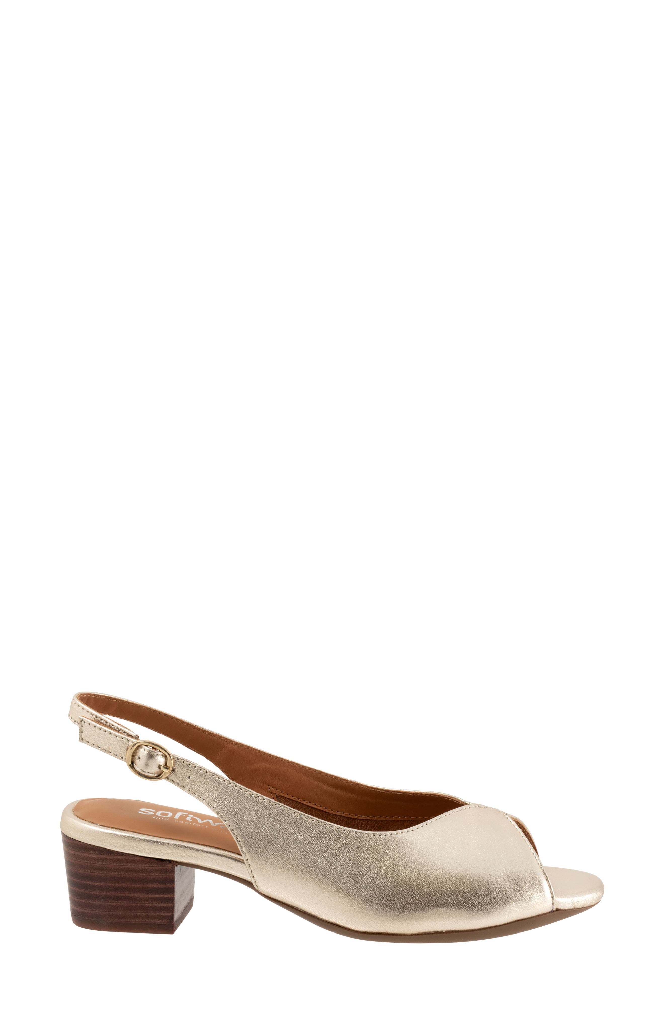 Lakewood Slingback Sandal - Multiple Widths Available, Alternate, color, CHAMPAGNE