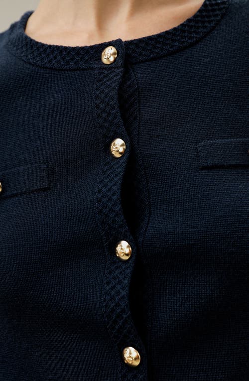 LILYSILK LILYSILK WOOL BUTTON-FRONT SWEATER LADY JACKET