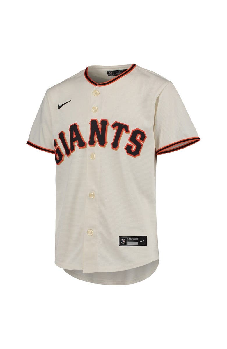 Nike Youth Nike Mike Yastrzemski Cream San Francisco Giants Alternate Replica Player Jersey, Alternate, color, 