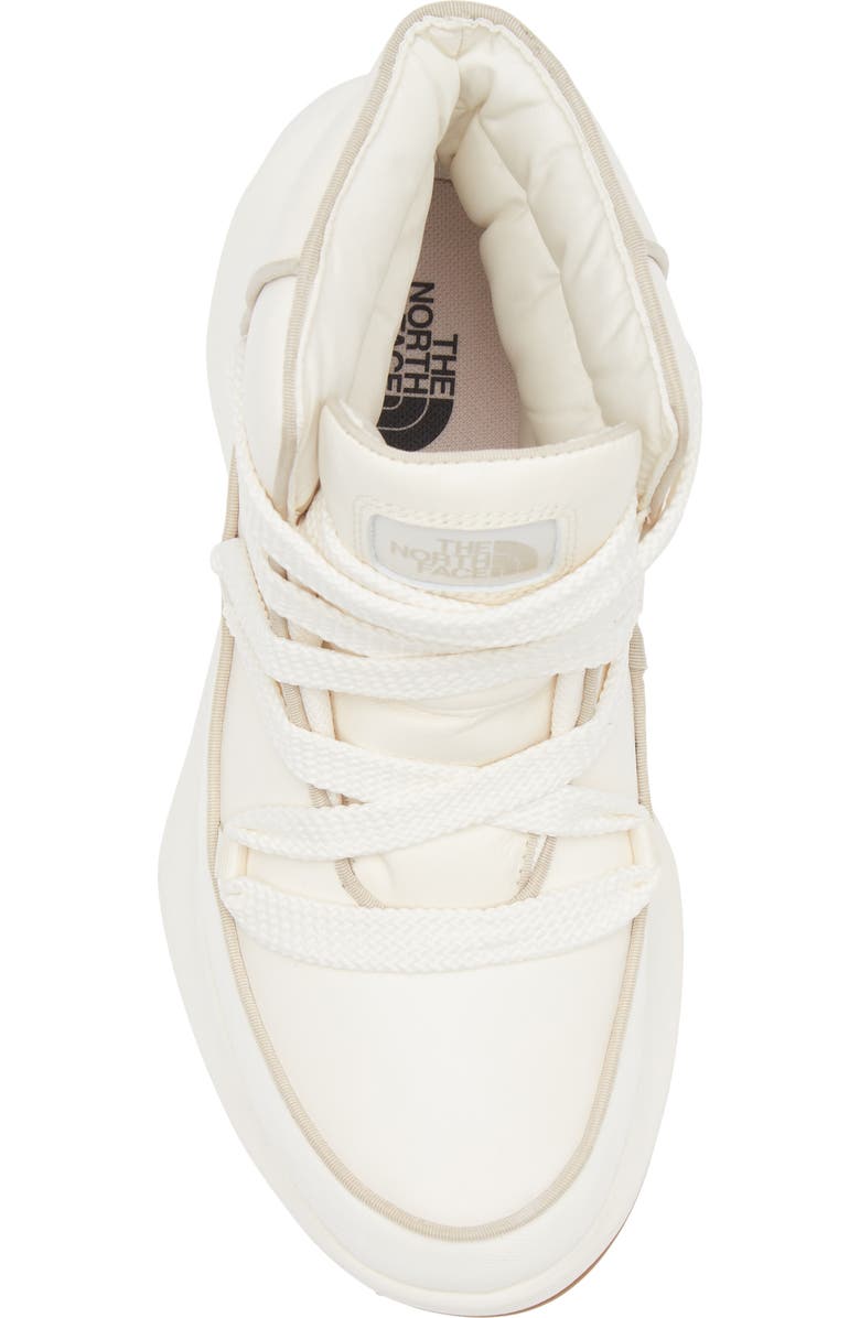 The North Face Halseigh ThermoBall<sup>™</sup> Lace-Up Waterproof Boot, Alternate, color, Gardenia White/ Sandstone