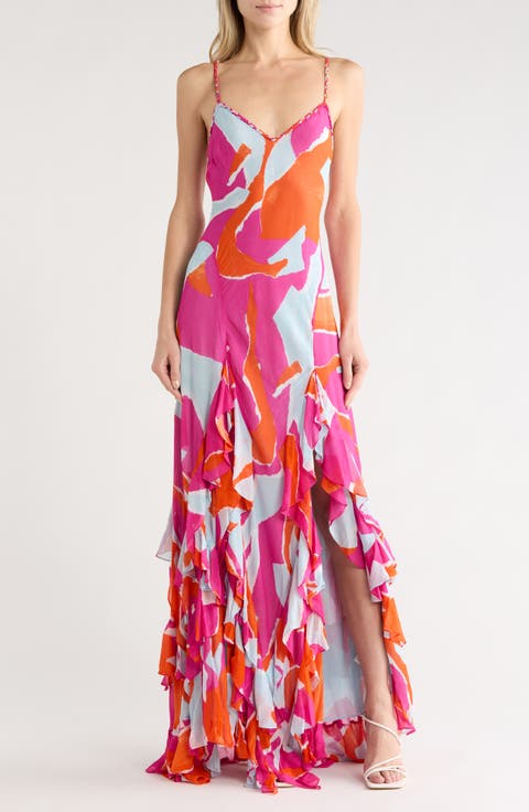 Stella Ruffle Maxi Dress