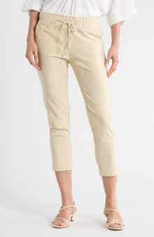 PATRIZIA LUCA Drawstring Waist Capri Pants