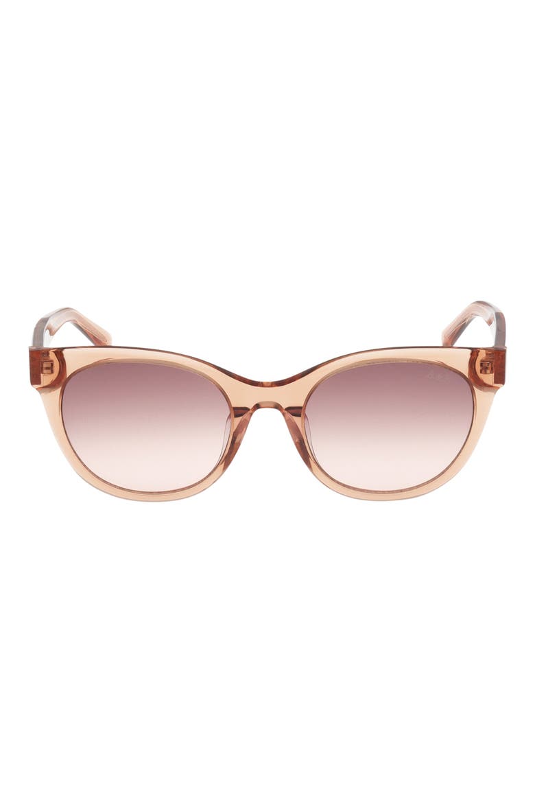 52mm Gradient Cat Eye Sunglasses, Main, color, PINK / OTHER / VIOLET