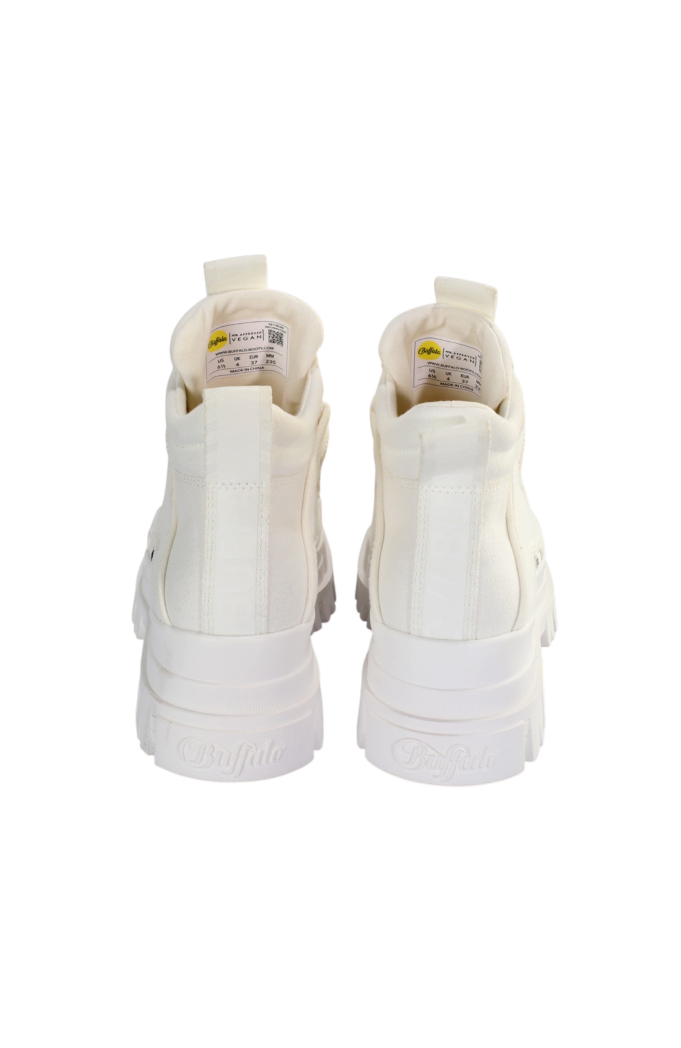 Buffalo Boots Aspha Nc Mid Flat Cut Bootie, Alternate, color, White