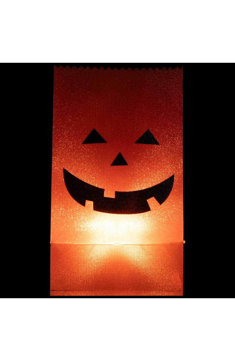 Northlight Lighted Jack-O-Lantern Halloween Outdoor Luminary Pathway Markers - 9.5" - Set of 3, Alternate, color, 
