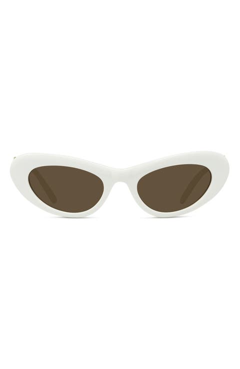 Slim 54mm Cat Eye Sunglasses