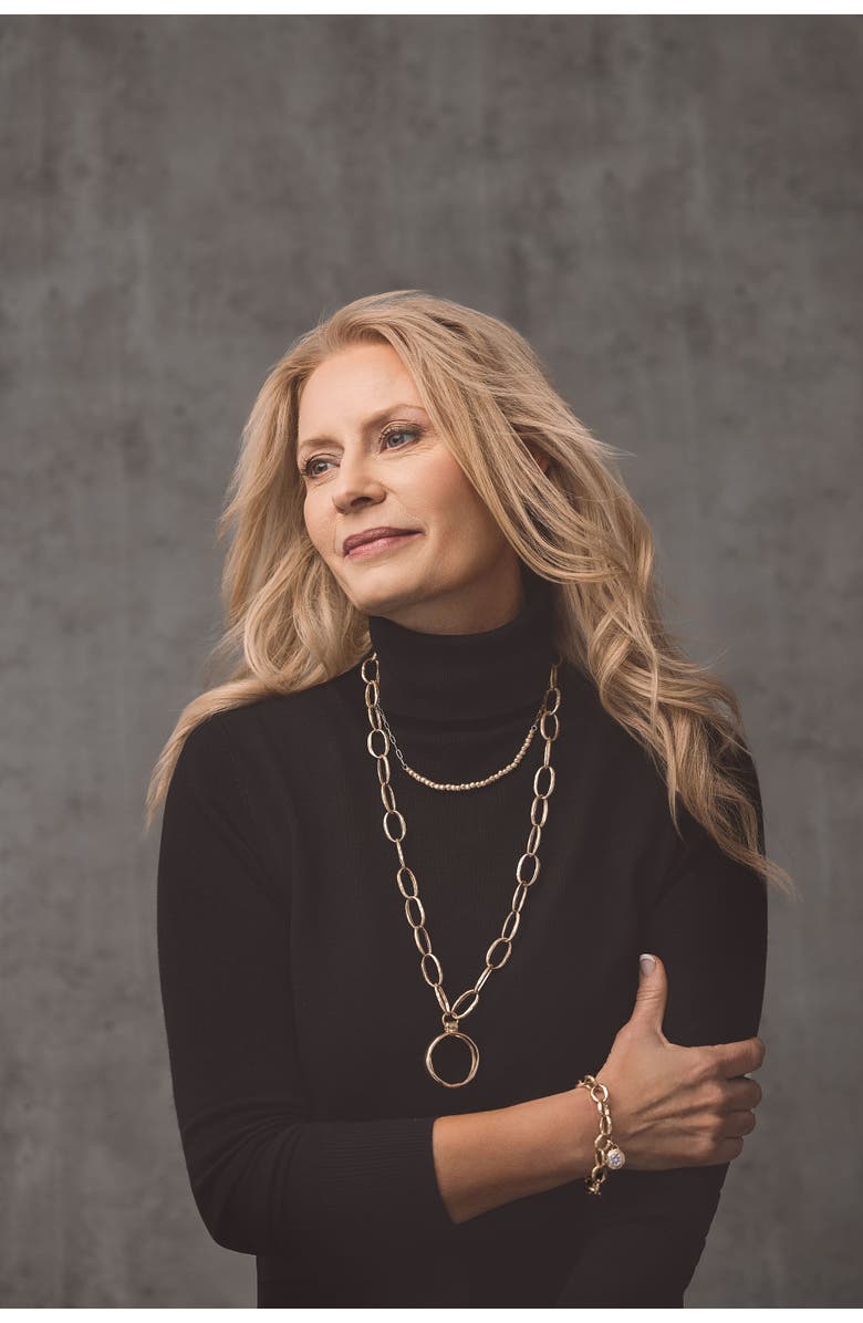 Collection 1304 Droplet Bronze Necklace, Alternate, color, Bronze