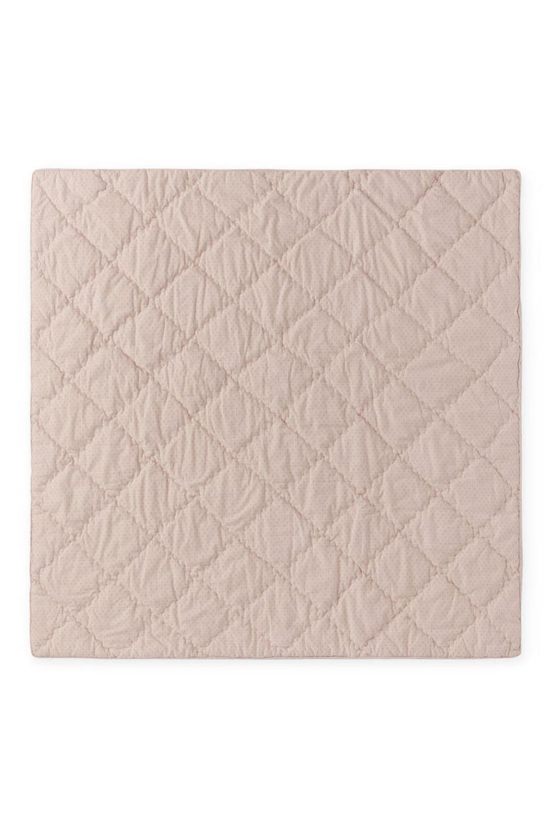 Pin Dot Organic Cotton Blanket, Alternate, color, PIN DOT PEONY