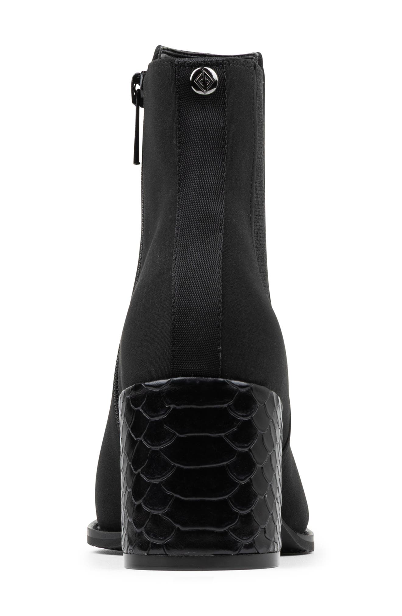 Donald Pliner City Mid Bootie, Alternate, color, Black Suede