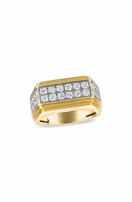 Esquire Diamond Flat Top Ring