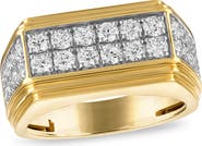 Esquire Diamond Flat Top Ring