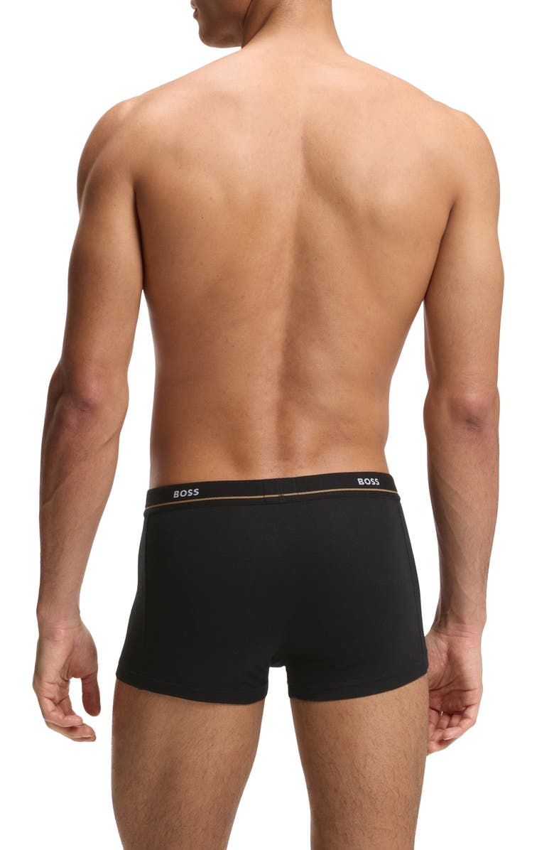 BOSS Essential Assorted 5-Pack Stretch Cotton Trunk Boxers, Alternate, color, 