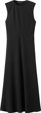 MANGO Open Back Midi Dress