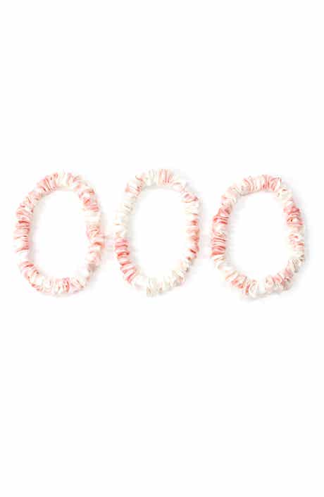 BLISSY 3-Pack Skinny Silk Scrunchies