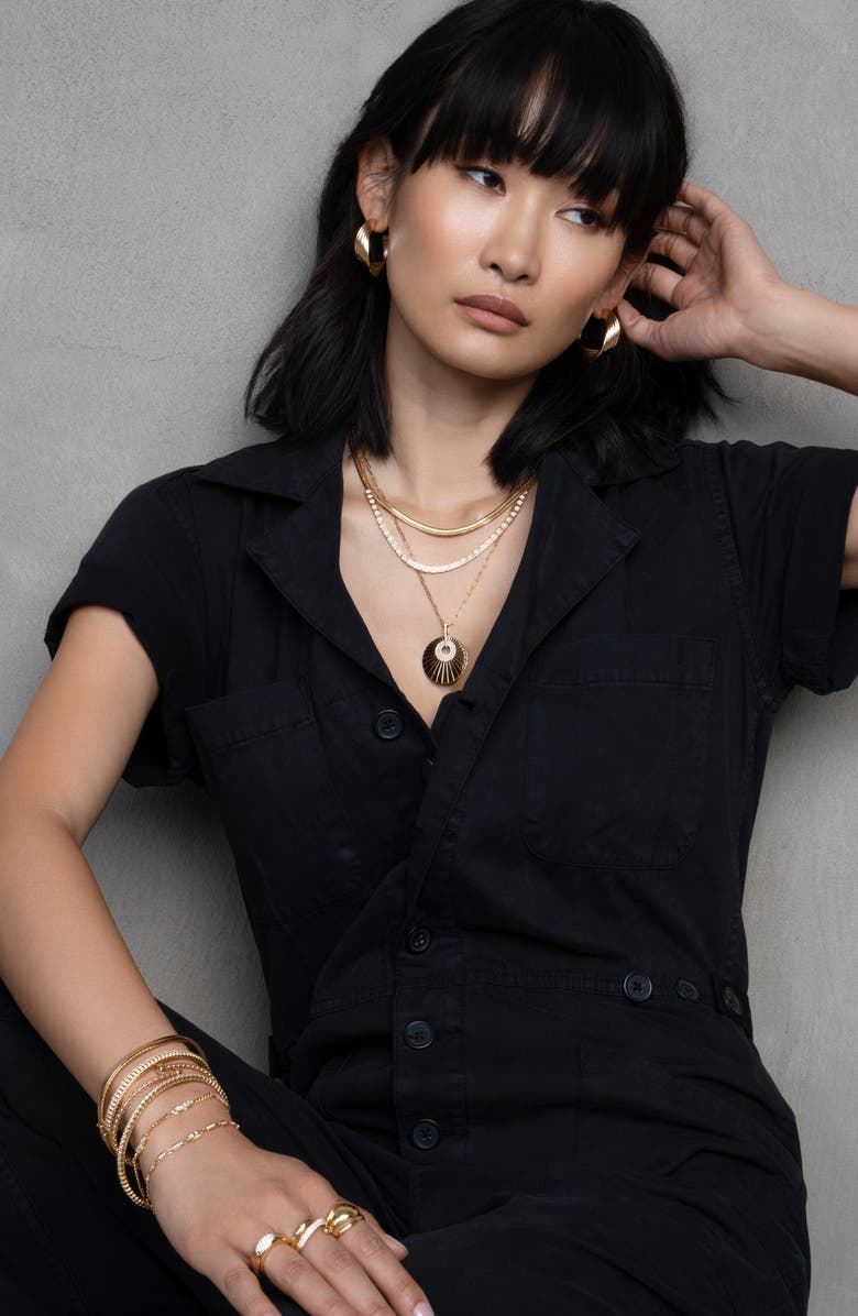 Bony Levy Kiera Diamond Medallion Pendant Necklace, Alternate, color, 18K Yellow Gold