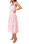Elle Floral Top & Midi Skirt Set