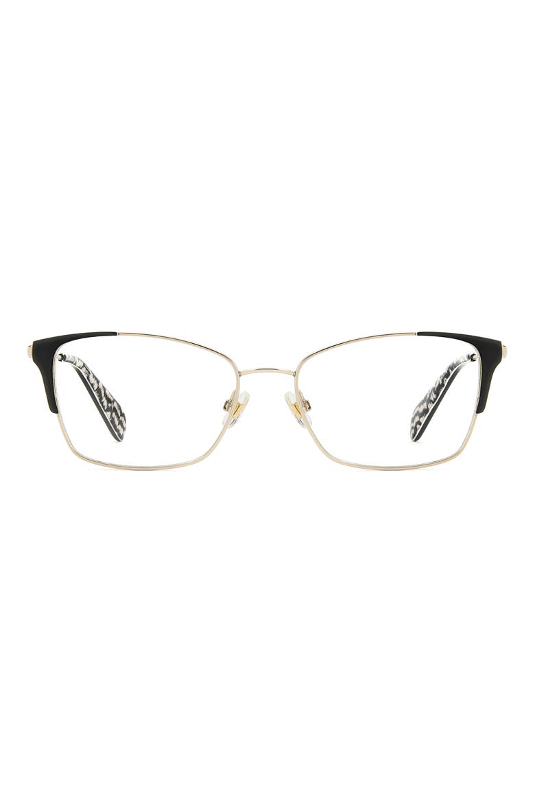 arla 52mm rectangular optical glasses, Main, color, BLACK