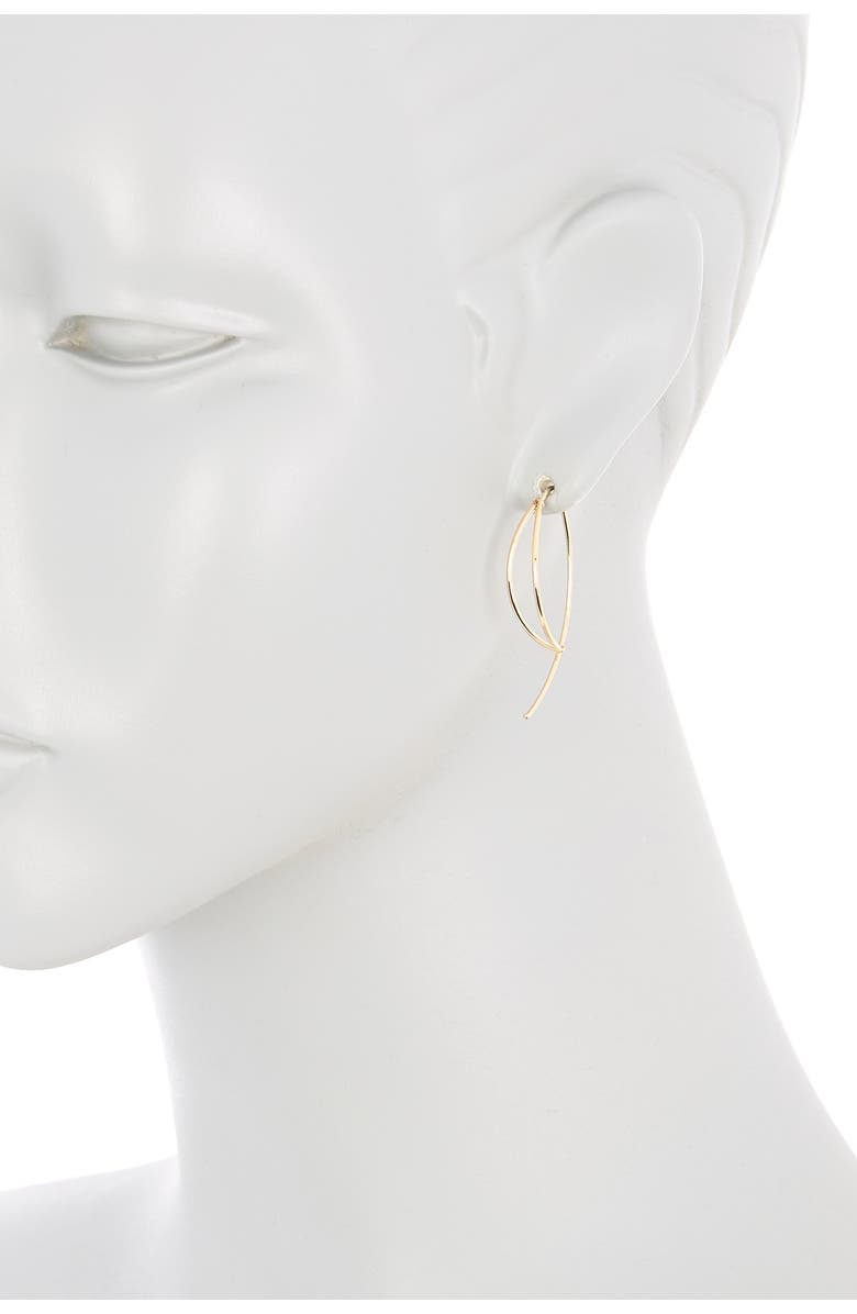 CANDELA JEWELRY 14K Gold Marquis Shaped Dangle Earrings, Alternate, color, 