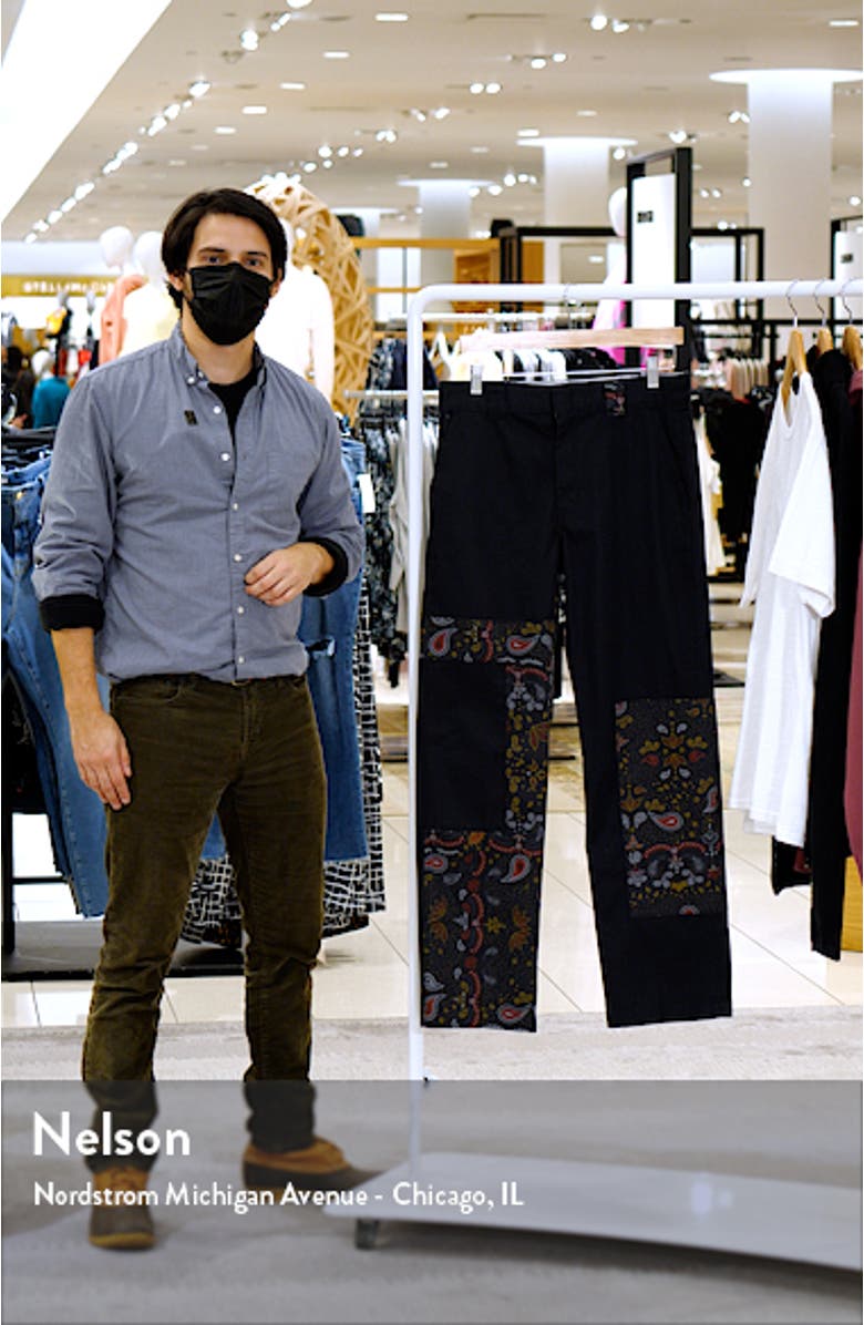 Men's R2R Reworked Patch Recycled Polyester Blend Pants, sales video thumbnail