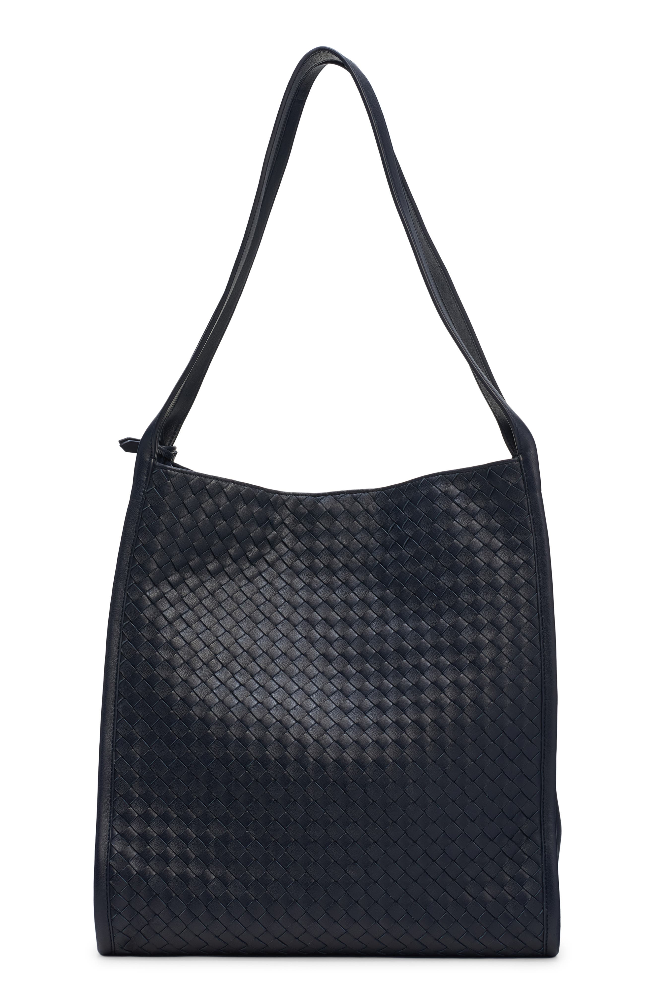 Bottega Veneta Corriere Intrecciato Leather Tote, Alternate, color, 