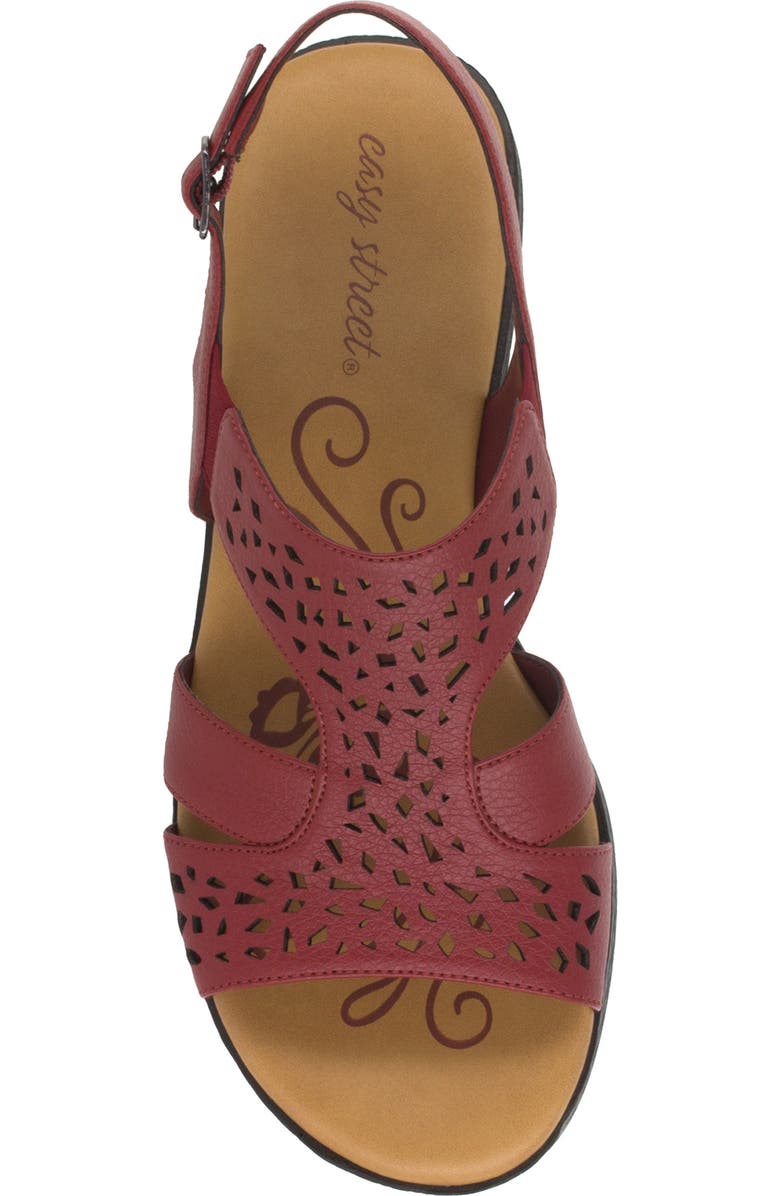 EASY STREET Bolt Sandal, Alternate, color, Red