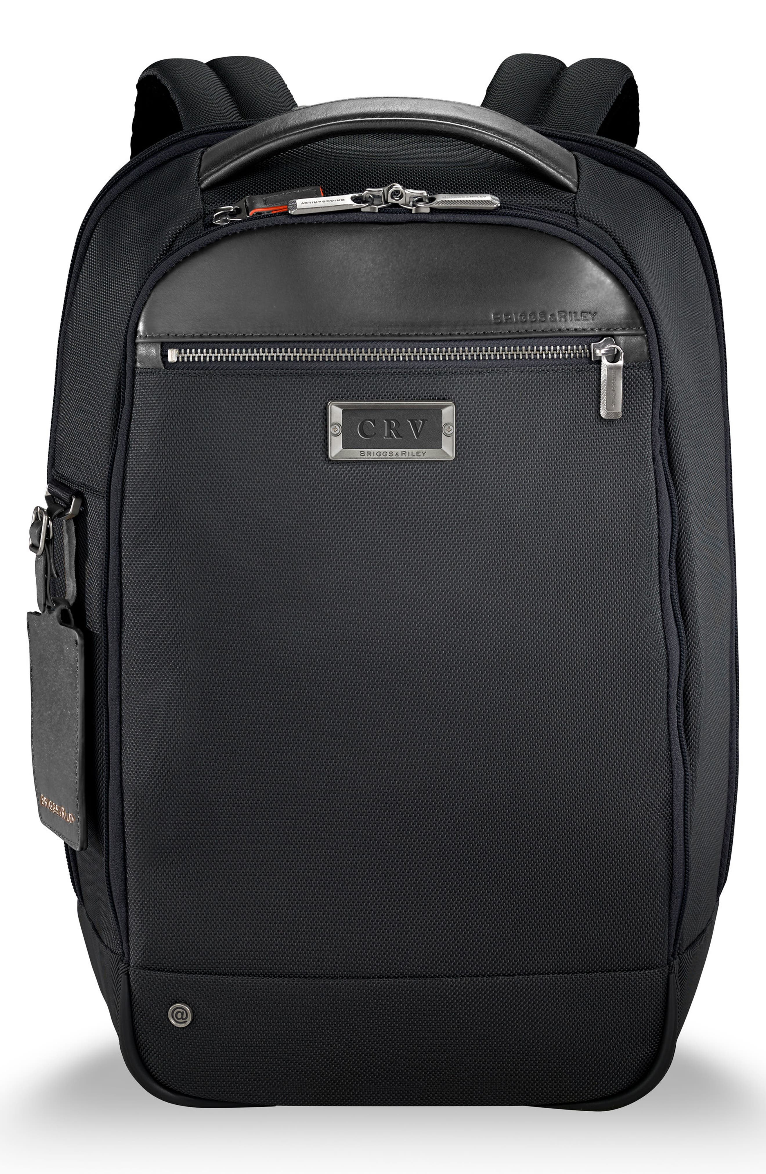 Briggs & Riley @work Medium Slim Backpack, Main, color, 