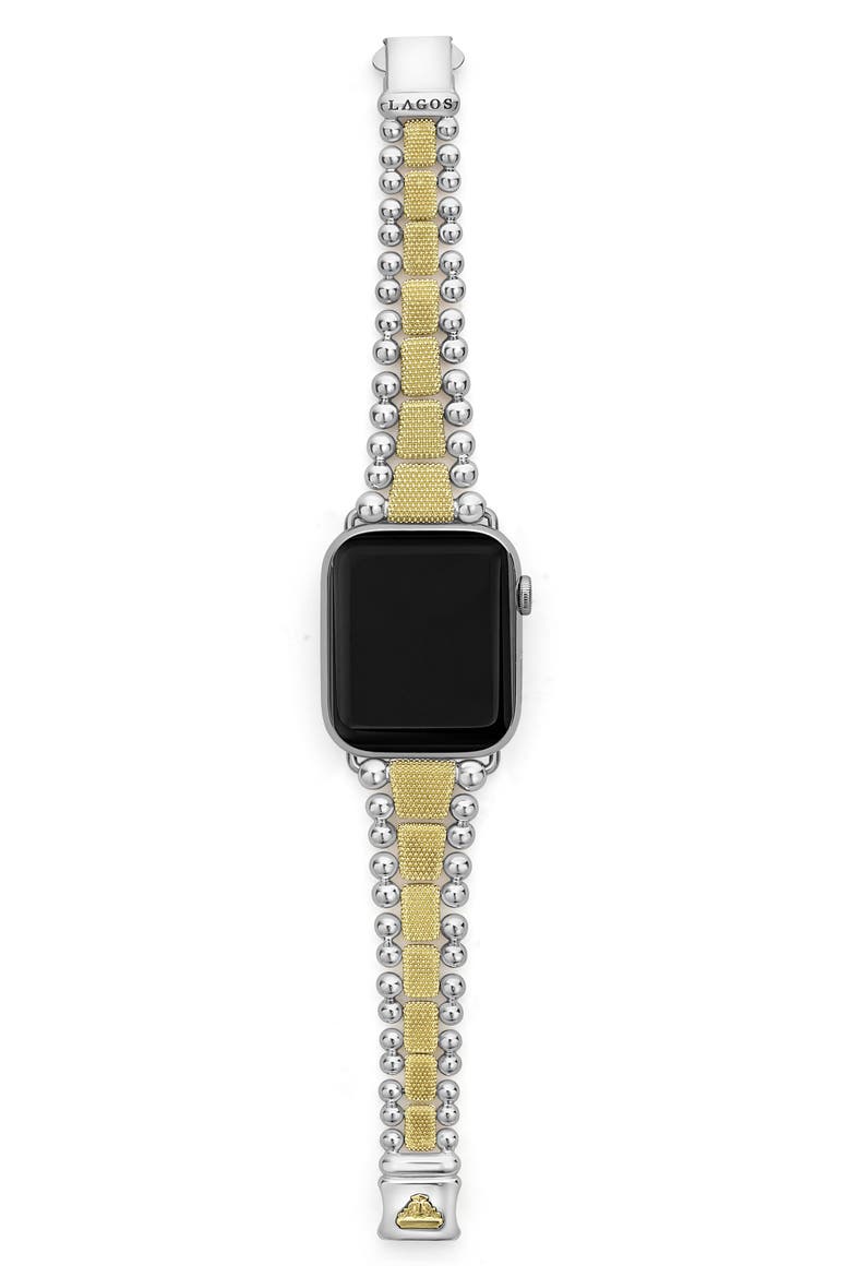 Smart Caviar Luxe Apple Watch® Watchband, Alternate, color, TWO-TONE