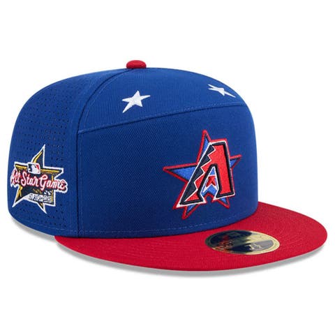 Men's New Era Blue/Red  Arizona Diamondbacks 2025 MLB All-Star Game Workout Side Patch 59FIFTY Fitted Hat