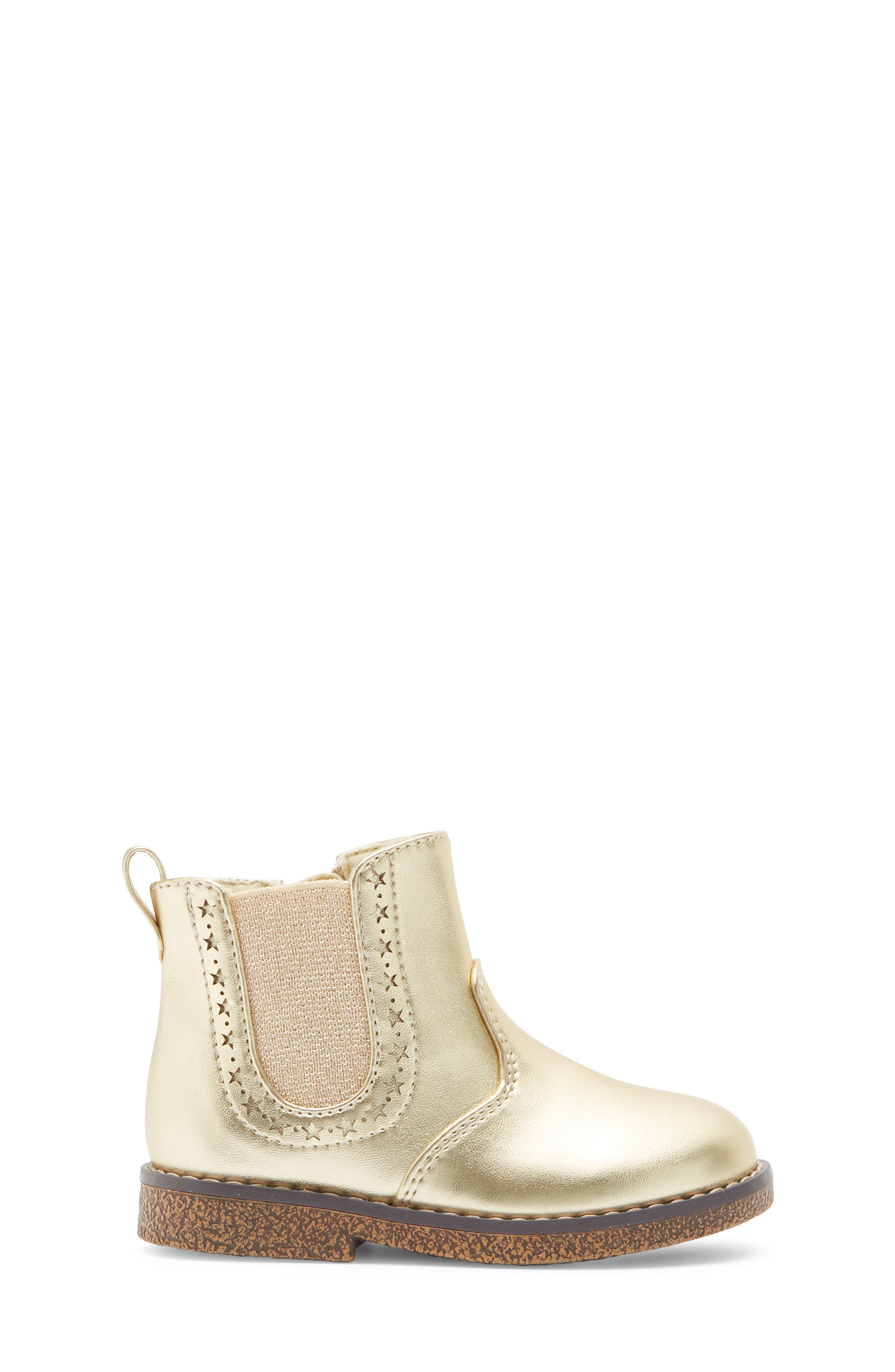 Kids' Pippa Chelsea Bootie, Alternate, color, GOLD METALLIC