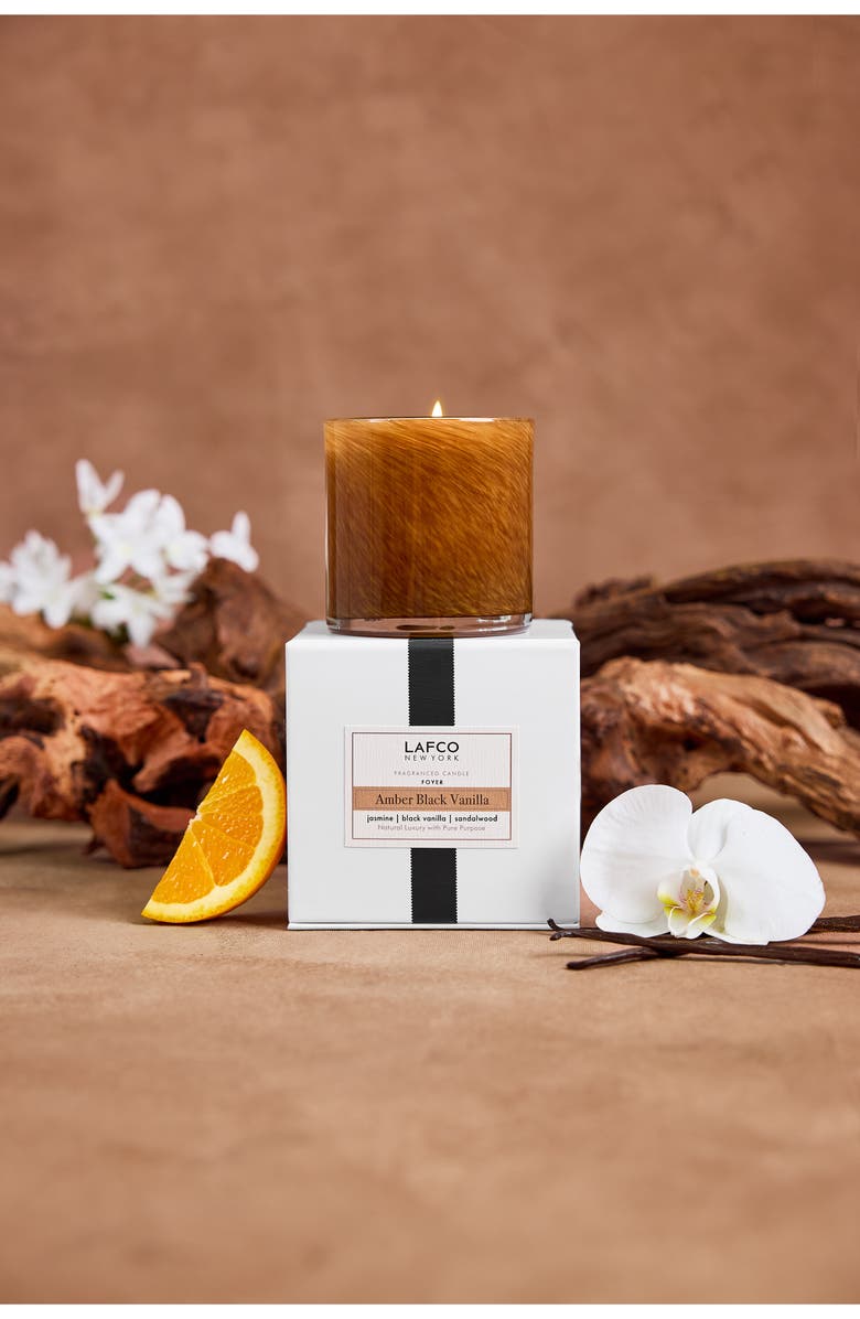 Lafco Amber Black Vanilla Classic Candle, Alternate, color, Brown