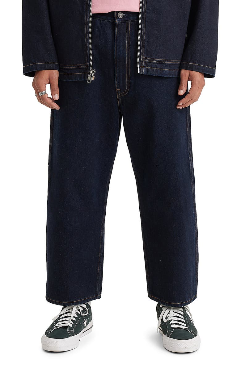 Levi's<sup>®</sup> Skate Loose Crop Carpenter Jeans, Main, color, 
