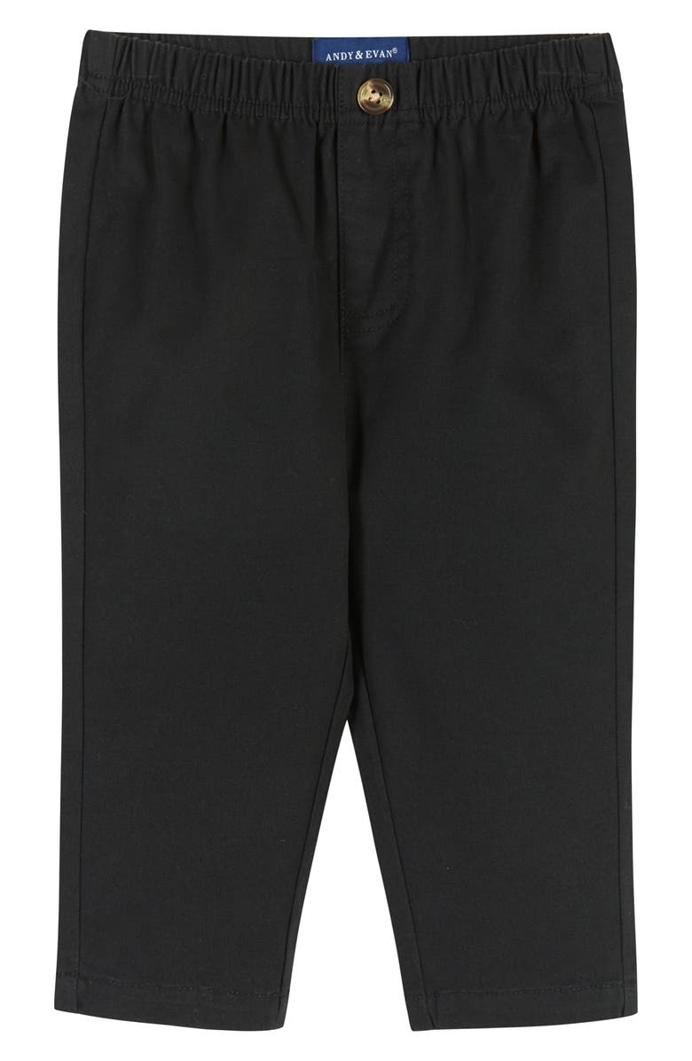 Andy & Evan Plaid Bodysuit, Cotton Sweater Vest, Bow Tie & Pants Set, Alternate, color, 