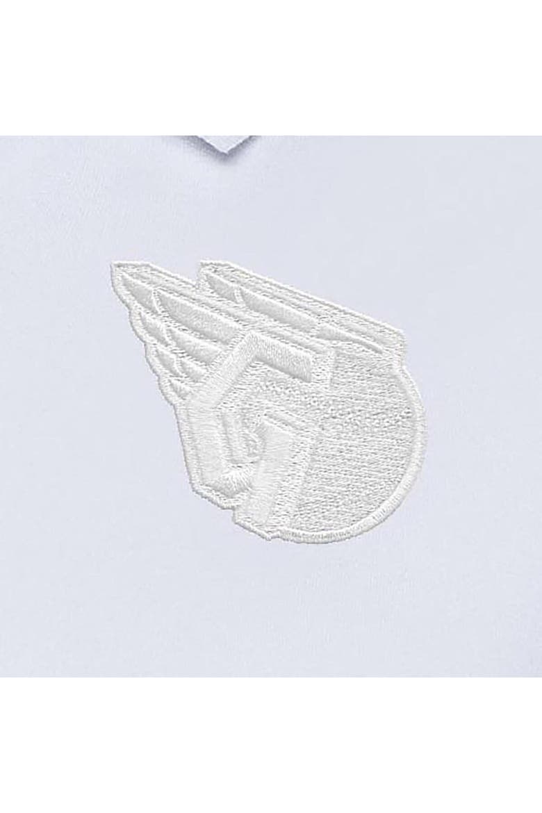 Women's Antigua  White Cleveland Guardians Recap Sleeveless Polo, Alternate, color, White