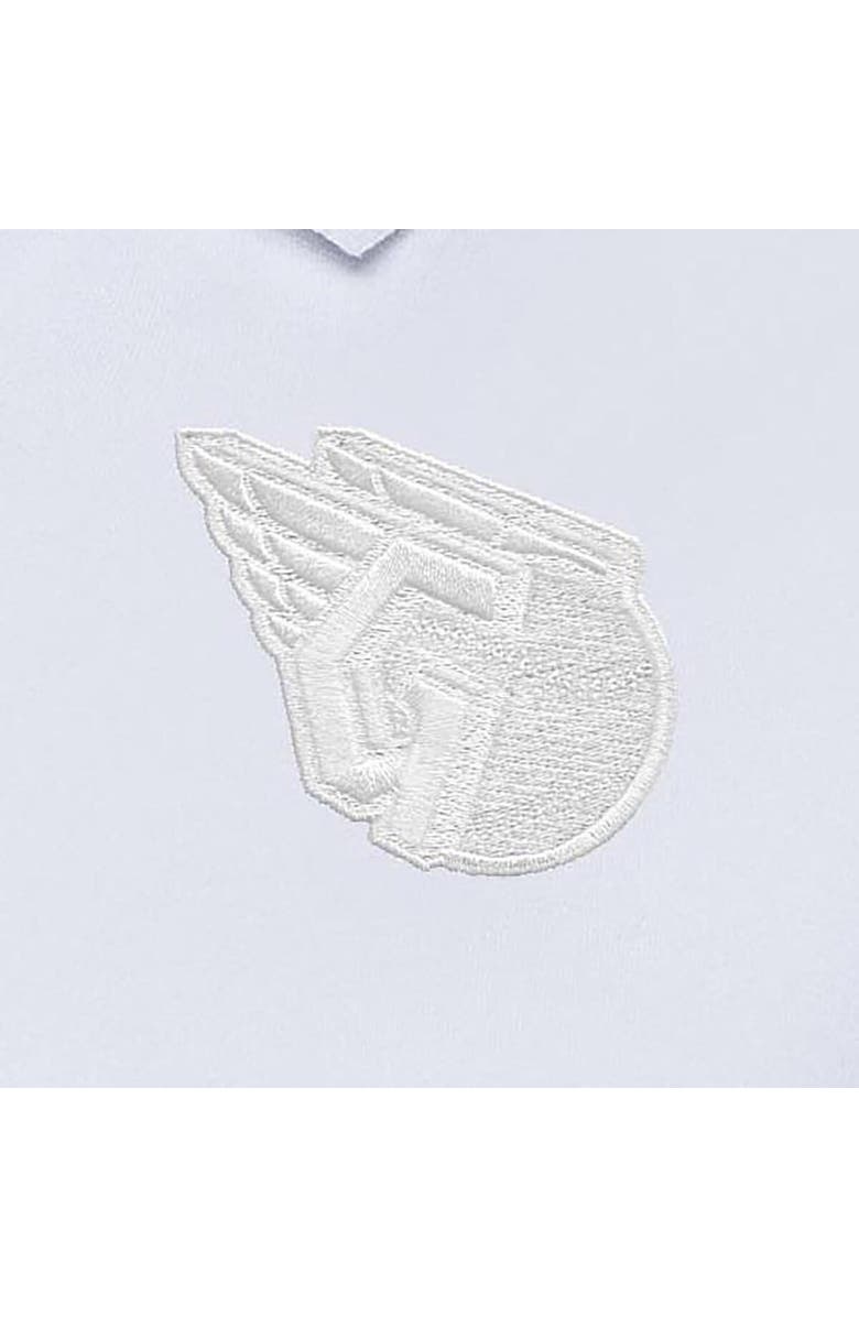 ANTIGUA Women's Antigua White Cleveland Guardians Recap Sleeveless Polo, Alternate, color, White