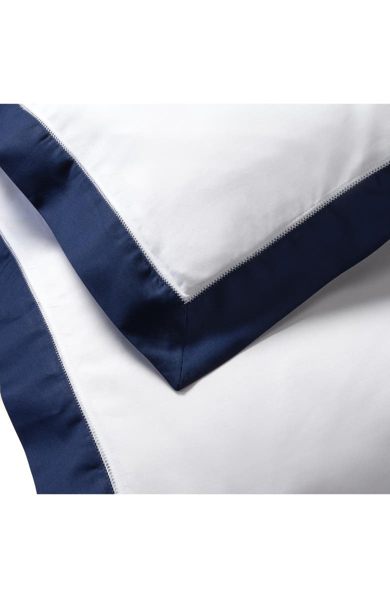 Ralph Lauren Organic Cotton Sateen Border Duvet Cover, Alternate, color,