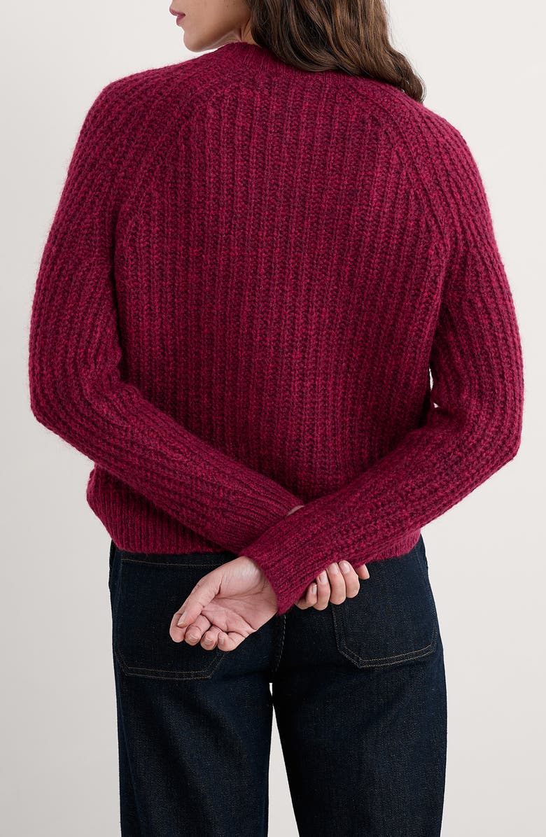 Seasalt Cornwall Sand Thistle Wool & Mohair Blend Cardigan, Alternate, color, Knit Melange Jam