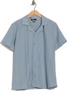 T.R. PREMIUM Modern Fit Textured Camp Shirt