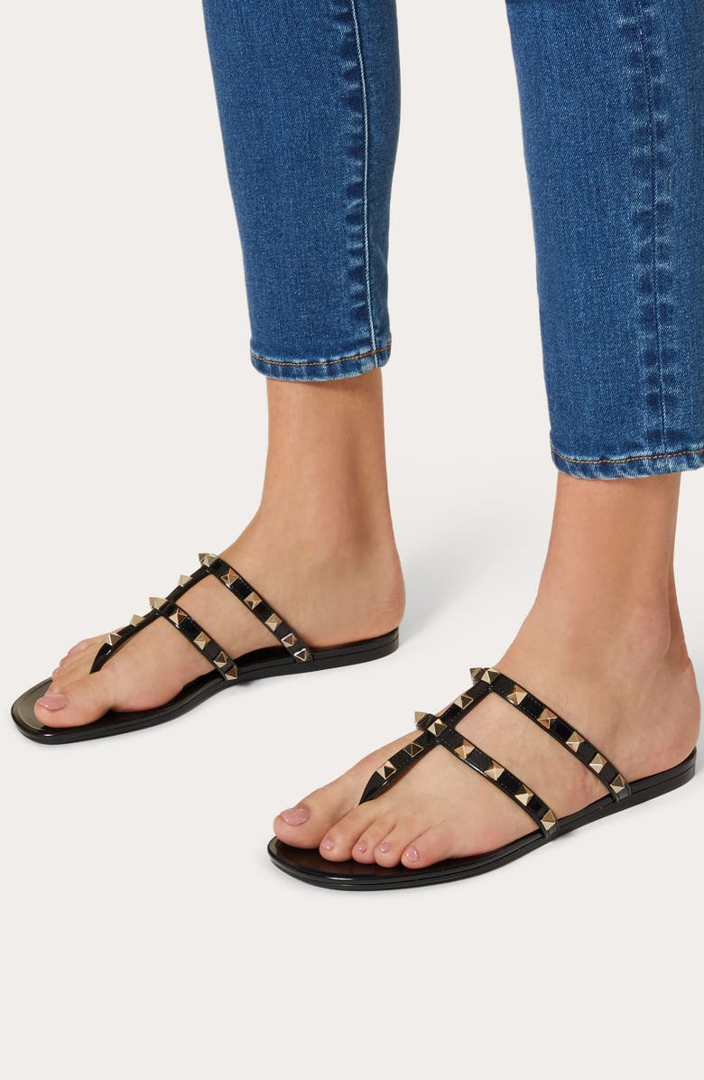 Valentino Garavani Rockstud Jelly Sandal, Alternate, color,