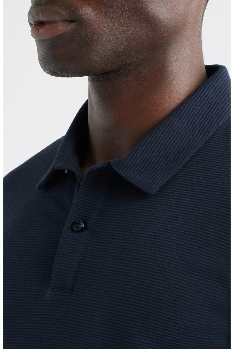 Pleins Long Sleeve Polo, Alternate, color, DARK BLUE