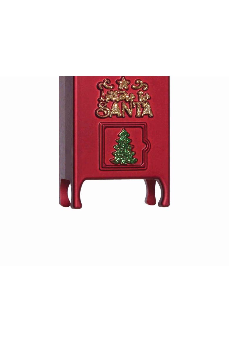Santa Mail Box Christmas Tree Ornament, Alternate, color, Red