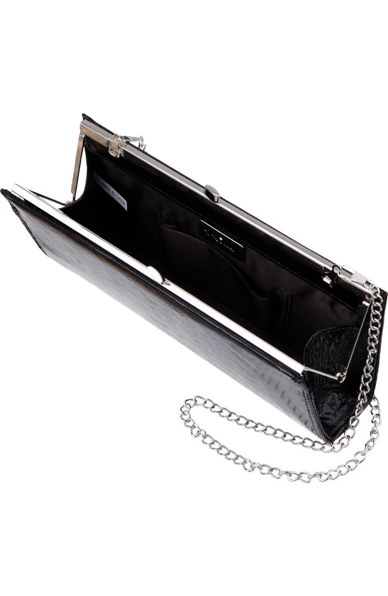 Nina Tierney Clutch, Alternate, color, Black