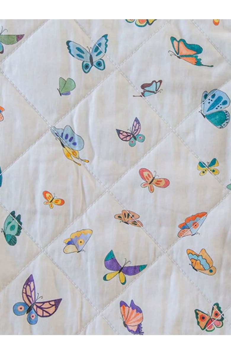 Timo & Violet Madame Butterfly Sleep Sack, Alternate, color, White