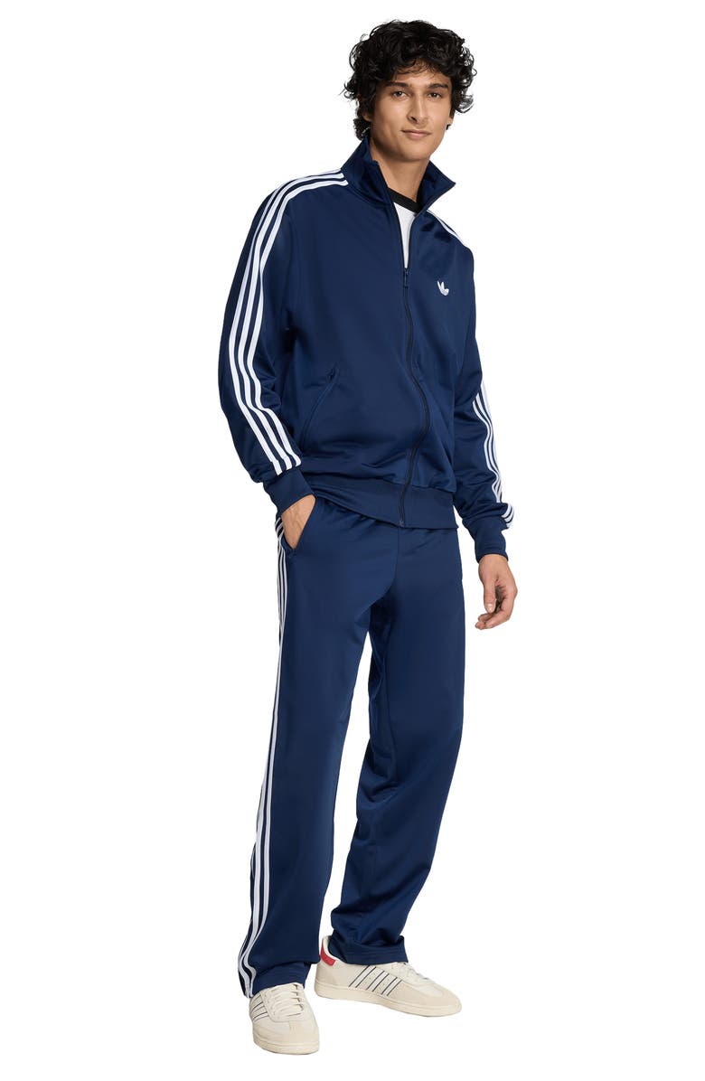 adidas Firebird Recycled Polyester Track Jacket, Alternate, color, Night Indigo