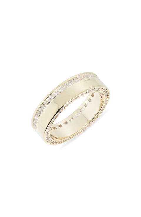 Baguette CZ Band Ring