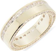 NORDSTROM RACK Baguette CZ Band Ring