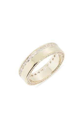 NORDSTROM RACK Baguette CZ Band Ring