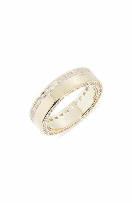 NORDSTROM RACK Baguette CZ Band Ring
