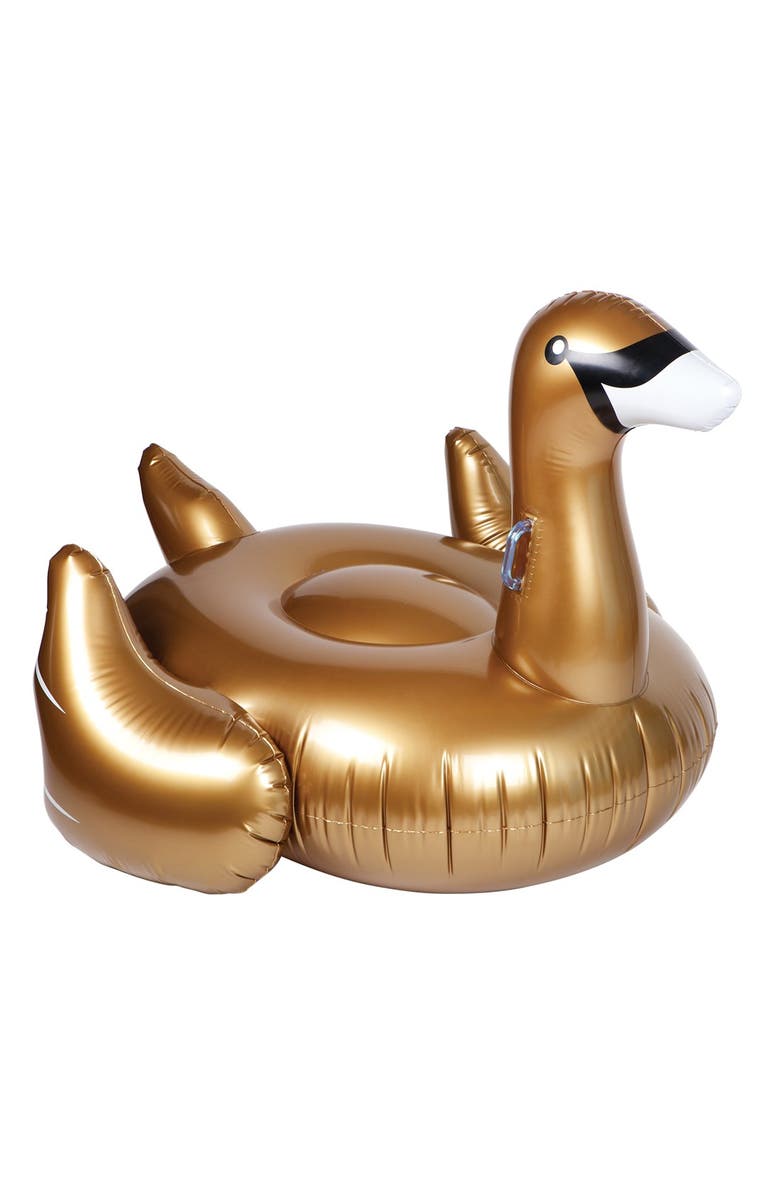 Sunnylife Really Big Inflatable Swan Pool Floatie, Main, color, 