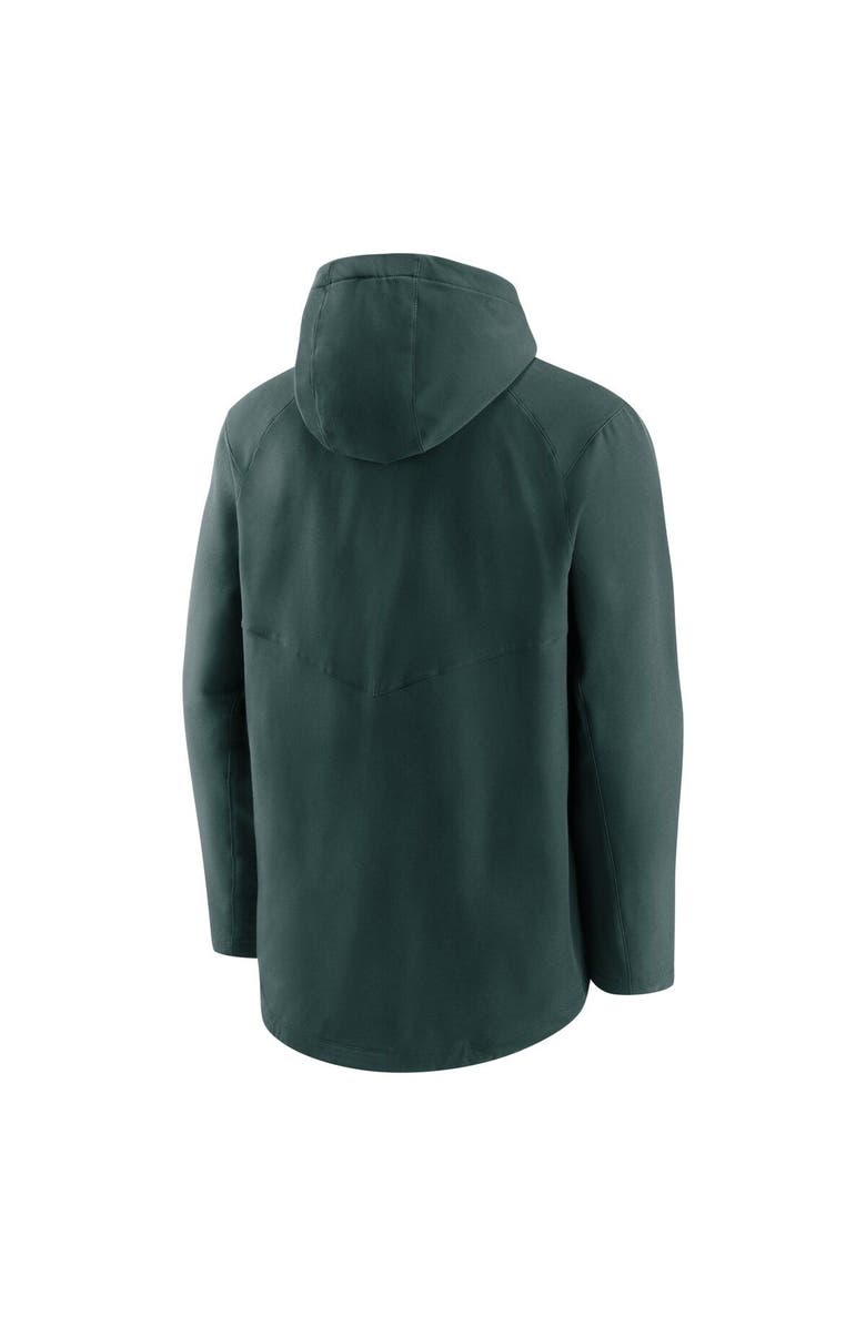 Nike Men's Nike Green Oakland Athletics Authentic Collection Performance Raglan Full-Zip Hoodie, Alternate, color, 