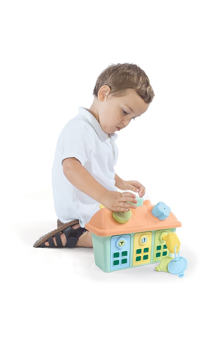 Dolu Shape Sorter, Sweet Cottage, 9 Piece Sort & Play Toy, Kids 12mo+, Alternate, color, Multicolored